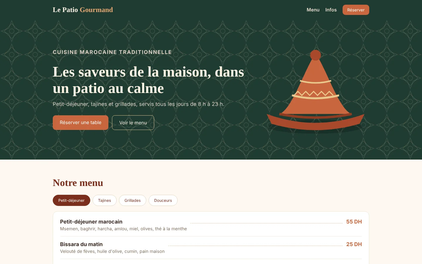 Page d'accueil
